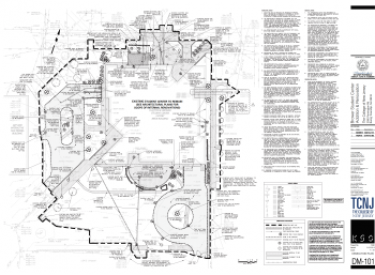 COLLEGE OF NEW JERSEY CONSTRUCTION LAYOUT AND AS-BUILT SERVICES