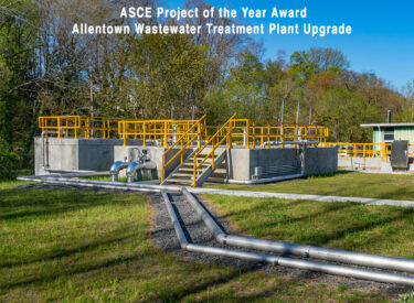ASCE Project of the Year Award:  Allentown Wastewater Treatment Plant Upgrade